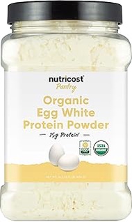 Nutricost Pantry Organic Egg White Protein Powder (1 LB) - GMO-Free, Gluten-Free