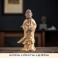 Buddha Shakyamuni Guanyin and Ksitigarbha Ceramic Statues - Home Worship Artwork Ornaments