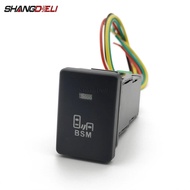 Màu xanh/Màu xanh lá cây/cam cho Toyota Camry PRIUS Corolla Prado Đèn LED tự động bsm nút công tắc đ