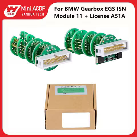 Yanhua Mini ACDP2 For BMW Gearbox EGS ISN Clearance Module11 for 6HP F & 8HP F/G Chassis with Licens