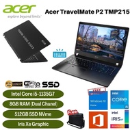 Promo Laptop Acer Travelmate Tmp215-53 Core I5-1135G7 Ram 8Gb Ssd