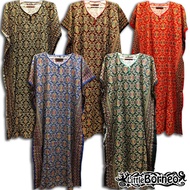 Baju Tidur Kelawar Batik Sarawak - Borneo Kaftan Dress- Free Size - LittleBorneo - 10#