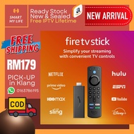 Fire TV Stick, Alexa Voice Remote+ Free IPTV Lifetime, TV controls, Dolby Atmos support for surround sound