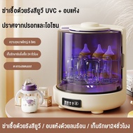 doudou ตู้อบขวดนม เครื่องอบแห้งขวดนม การฆ่าเชื้อด้วยรังสียูวี ความจุขนาดใหญ่ 8 L ฆ่าเชื้อ อบแห้ง 2 i