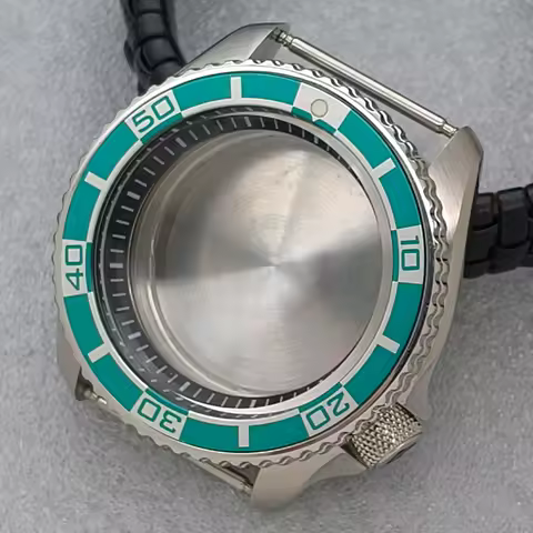 42mm NH35 Cases SKX007 Watch Case Flat Sapphire Glass NH35 Cases Fits 4R NH35 NH36 7S26 Movement For