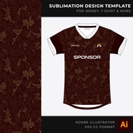 Catalogue 2024 - 008 | Sublimation Jersey, T-Shirt &amp; More Design Template | Adobe Illustrator