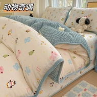 Taiwan Ready Stock 2025 Autumn Winter A Cotton Pure B Version High Gram Weight Baby Velvet Double-Si