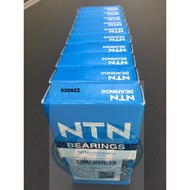 NTN 6209ZZ, Single Row Radial Ball Bearing - Double Shielded
