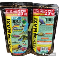 akari premium maxi growth cichlid & tropical fish pellet
