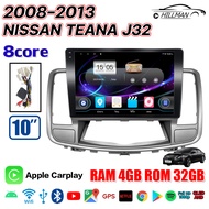 AO จอแอนดรอย 10นิ้ว NISSAN TEANA J32 2008-2013 จอQLED HD จอQLEDแท้ Apple Carplay Android WIFI GPS 3