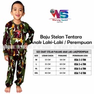 Baju Brimob Anak / Baju Stelan TNI anak / Training Brimob Anak / Kaos