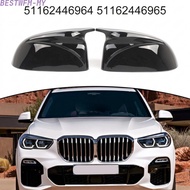 [BESTWFM] -Rearview Mirror Cover for BMW G01 G02 G05 G06 G07 2018+ Glossy Black 51162446964#car acce
