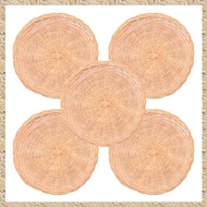 (THFX) 25 Pcs Bamboo Paper Plate Holder - 10 Inch Round Woven Plate Holder, Reusable Paper Plate Hol