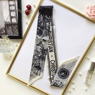 Neck Covering Tie Fancy Bow Small Silk Scarf Hair Band Female Hair Tie Arm Bag Ribbon Bow Ribbon Sca