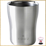 KOGU Tea Study Tool Double-Layer Mug [Made in Japan] Stainless Steel Tumbler Hollow Structure Keeps 