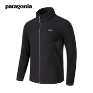 Pat Patagonia เสื้อแจ็กเก็ตกีฬาสำหรับผู้ชายเสื้อแจ็กเก็ตกีฬาผ้าฟลีซแกะหนึ่งชิ้นลำลองสำหรับใส่กลางแจ้