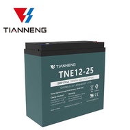 Superplay55 แบตเตอรี่แท้ Tianneng TNE12-25 Battery 48V25Ah60V25Ah สำหรับรถจักรยานไฟฟ้า แถมฟรี! ขั้