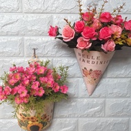 Floral Printed Vase for Wall Decoration, Vines, and Discount