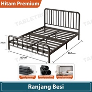 Tempat tidur besi Daybed Ranjang Tatakan Divan Tempat Tidur Yelena Ranjang Tidur Dipan Tempat Tidur