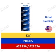 PHILIPS A23 A27 12V Battery Batteri Bateri 23A GP23A DL23 L1028 V23 A23BP MN21 27A CA22 27AE LR27A L