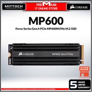 Corsair Force Series Gen.4 PCIe MP600 NVMe M.2 SSD | 3D TLC NAND | PCIe Gen 4.0 x4 | 500GB | 1TB | 2