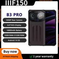【Official shop】IIIF150 B3 Pro 5G Rugged Smartphone Android 14 10800mAh 16GB 512GB Mobile Phone 100MP