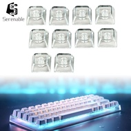 [Serenable] 10 Pieces 1U Xda Profile Keycaps Gaming Keyboard Parts Home Versatile Game Lovers Tool G
