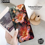 KAZERO - Samsung Galaxy A34 Phone Case - Fashion Flower Case - Pro Camera - Sam Galaxy A34 Softcase 
