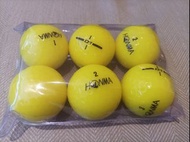 Honma color Golf Balls Yellow D1
