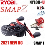 RYOBI SMAP Z Baitcasting Fishing Reel Lightweight 195g 2021 New Saltwater Lure BC Baitcast Fishing w