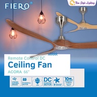 DEKA Fiero ACORA 66" 66 Inch 3 Blades 24 Speed Remote Control SIRIM DC Motor Big Ceiling Fan Kipas S
