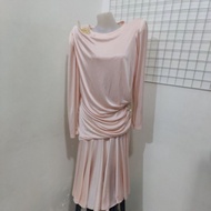 Long dress medium❣️❣color peach ninang,abay,photoshoot,mother,event party dress