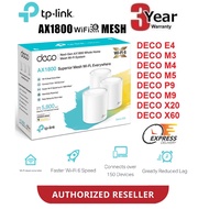 TP-LINK DECO E4 M3 M4 M5 M9 PLUS X20 X50 X60 XE75 X95 AC1300 AC2200 AX1800 AX3000 WIFI WIRELESS MESH