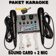 Taffware V8 SoundCard Audio Mixer untuk  Live Broadcast / Sound Card V8 Live Mixer Audio Soundcard V8 (BLUETOOTH)