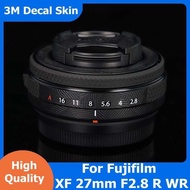 Para sa Fujifilm XF 27 2.8 R WR Decal Skin Vinyl Wrap Film Camera Lens Body Protective Sticker Coat