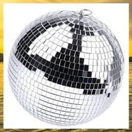 (HARB) Mirror Disco Ball with Hanging Ring for Light Effect Home Decoration Club Stage (8 Inches)