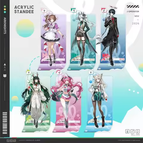 Arknights : Endfield 7‑Eleven Collab Set Perlica Camille Yvonne Acrylic Stand Badge Bag Charm Collec