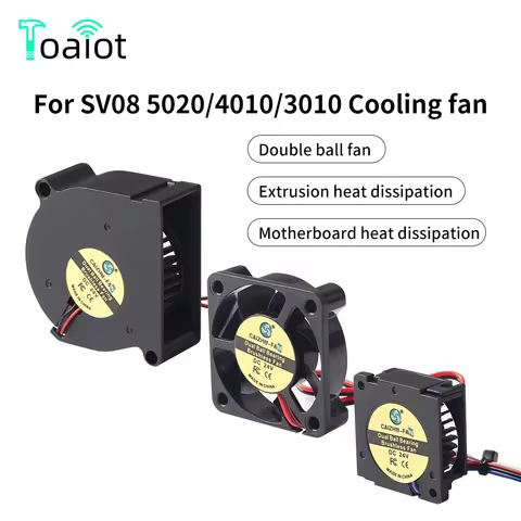 5020/4010/3010 Three Styles For SV08 Cooling Silent Fan Fast Cooling And Silent Fan For SV08 3D Prin