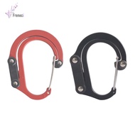 [freneci] Carabiner Aluminum D Ring Multifunctional Carabiner Backpack Clip Keychain Holder for Trav