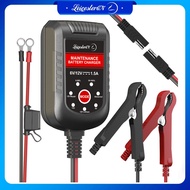 LST 6V/12V 1.5A Battery Trickle Charger Maintainer With Spark Proof Technology Memory Function Trick