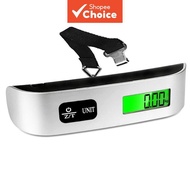 Portable Luggage Weight Scale: Digital 50kg Hanging Gauge for Travel Suitcase Baggage Weighing Lugga