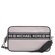 【W小舖】MICHAEL KORS MK 灰色 輕便尼龍材質 相機包 斜背包 側背包 盒子包~M36087