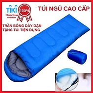 [LOẠI XỊN TRẦN BÔNG] (FREE SHIP) Túi ngủ văn phòng cao cấp có trùm đầu, túi ngủ du lịch dã ngoại, tú