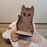 阿皮cat 貓咪_名片架_置物架_木質