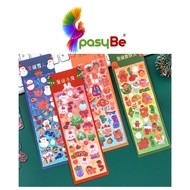 3d Sticker Christmas Theme Used As Decoration Of School Supplies And Desks Or Student Gift Box Decoration