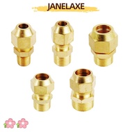 JANELAXE932QW Hose Barb, Brass Pipe Fitting F/M Pipe Joint, Durable OD 6-10mm 1/8" 1/4" 3/8" 1/2" Br