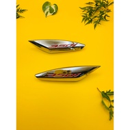 ( GIÁ 1 CẶP ) Tem chữ nỗi + LOGO ốp sườn xe máy SH 350 - Sh 350i 2022 2023 2024 2025 Màu ĐỎ ( HÀNG C