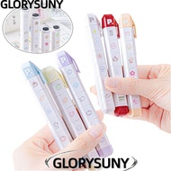GLORYSUNY Arrival Cute To Do List Journal Stamp, Portable Multi-Head Seal Pen, Cute Detachable Stamp