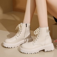 boots women winter boots winter boots women Martin Boots Women's 2025 Autumn-Winter Fleece Warm Thic