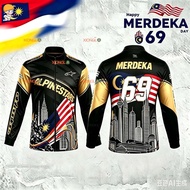2026 Men's Alpinestars Storm Full-Zip Motorcycle Biker Jacket, 1957 69th Merdeka Day Limited Edition